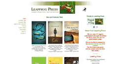 Desktop Screenshot of leapfrogpress.com